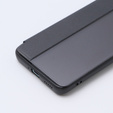 Flap case for Xiaomi Poco F6 Pro, Side View, black