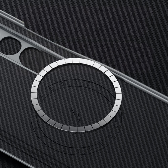 SULADA Carbon Fibre Case for MagSafe for Samsung Galaxy Z Fold6 5G, black