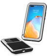 Love Mei Case for Huawei P40 Pro, armored without glass, silver