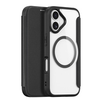 Dux Ducis case for iPhone 17, Skin X Pro, with flap, for MagSafe, black