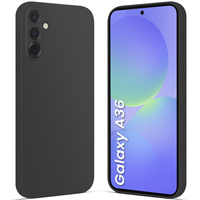 Case for Samsung Galaxy A36 5G, Silicone Lite, black