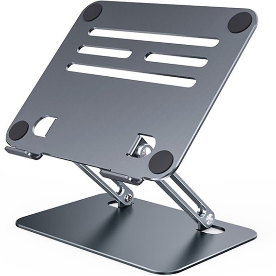Laptop stand up to 17 inches, steel ERBORD P89, grey