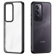 DuxDucis case for Oppo Reno 12, Aimo case, transparent / black