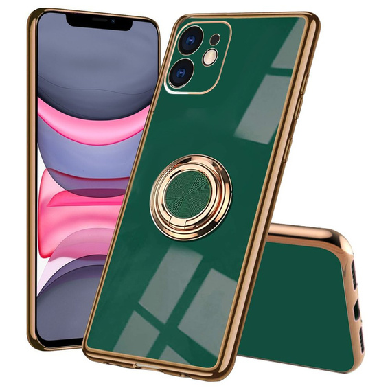 Case for iPhone 11, Electro Ring, green
