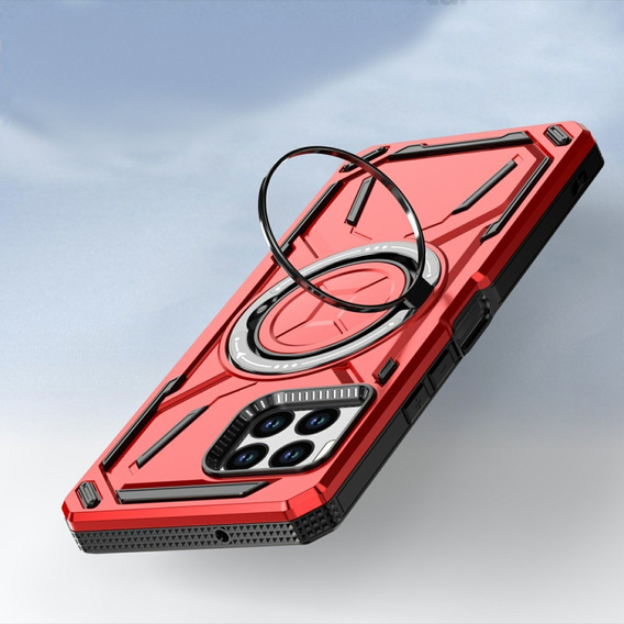 Case for T Phone 2 Pro 5G, Heavy Duty Ring, red