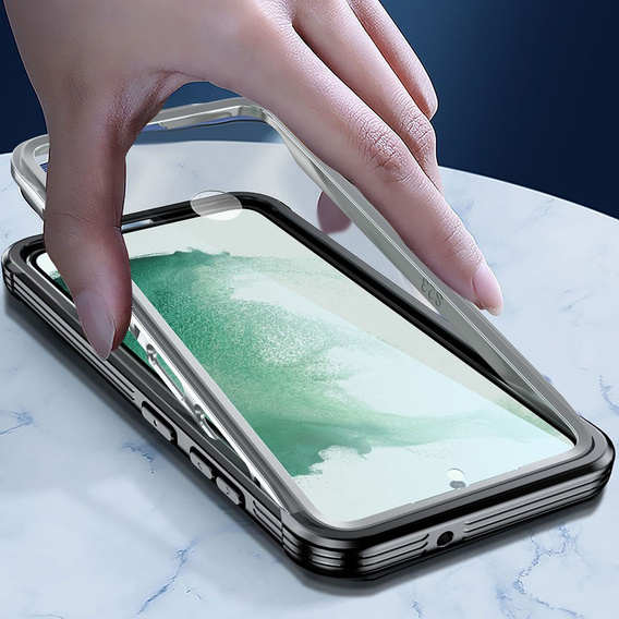 Case for Samsung Galaxy S24+ Plus, Shockproof, with film, black