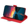 Flip case for Motorola Edge 30 Neo 5G, Wallet Thin Magnet, red