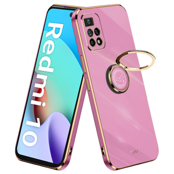 Case for Xiaomi Redmi 10, Electro Ring, purple