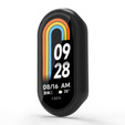 2in1 Case + Tempered Glass for Xiaomi Smart Band 10 / 9 / 8, black