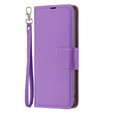 Flip case for Samsung Galaxy A54 5G, Wallet Litchi Magnet, purple