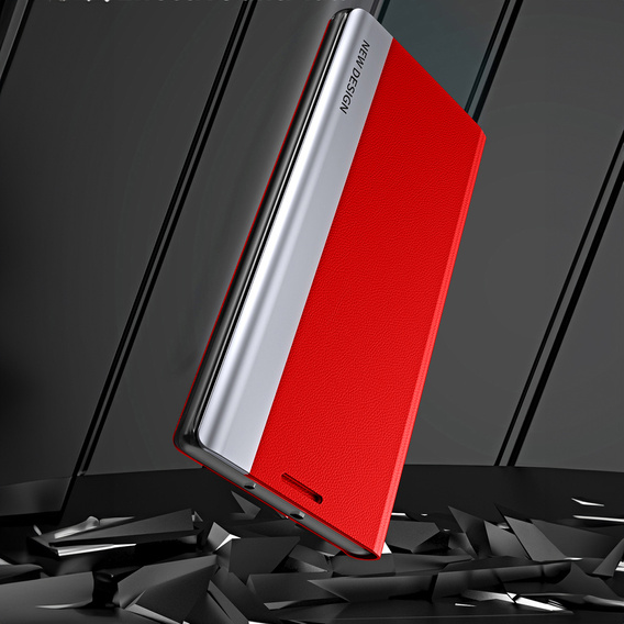 Flip case for Honor Magic 6 Lite 5G, Side Magnetic, red