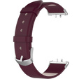 Leather Strap for Samsung Galaxy Fit 3, Maroon