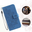 Flip case for Samsung Galaxy A54 5G, Mandala Flower, blue