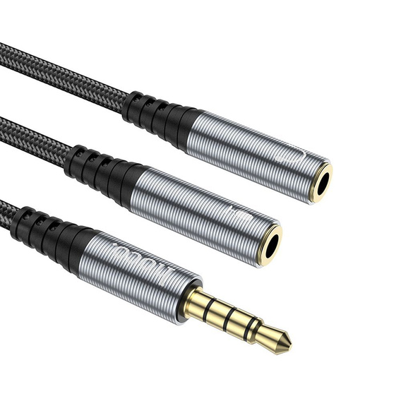 Hoco UPA21 2-in-1 AUX audio cable – 3.5 mm jack splitter