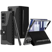 Wallet case with flap carbon black for Samsung Galaxy Z Fold 7 5G