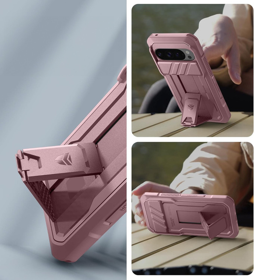 Armoured Dexnor case with camera aperture and stand for Google Pixel 10 / Pixel 10 Pro