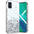 Case for Samsung Galaxy A71 5G, Glittery, transparent