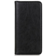 Case for Samsung Galaxy S24, Wallet Litchi Leather, black