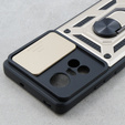 Case for Oppo Reno 10 / 10 Pro, CamShield Slide, gold