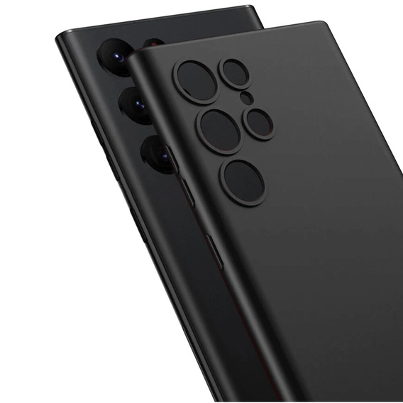 Case for Samsung Galaxy S24 Ultra, GKK Slim CamShield, black