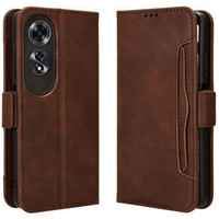 Flip case for Oppo A60, Card Slot, brown
