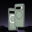 Case with frame for Google Pixel 8 Pro, for MagSafe, green