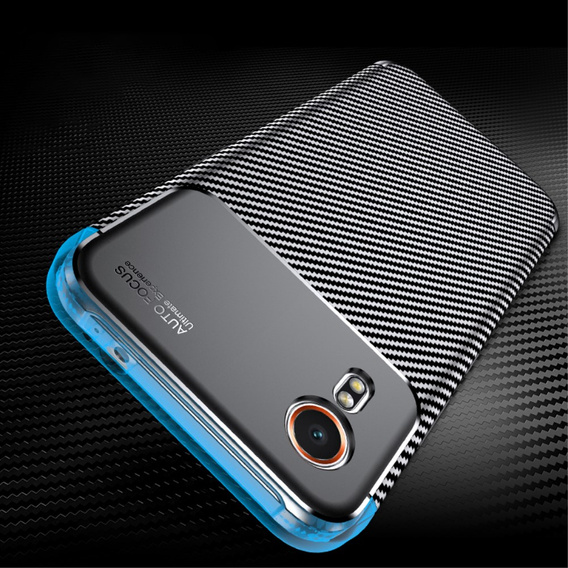 Case for Samsung Galaxy Xcover 7, Carbon Gel, black