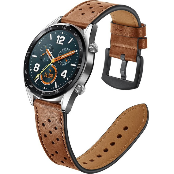 Leather strap for Samsung Galaxy Watch 46mm - Brown
