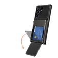 Case for Samsung Galaxy S25 Ultra, Card Holder Kickstand, black