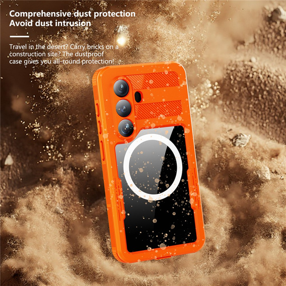 REDPEPPER waterproof case for Samsung Galaxy S26, orange