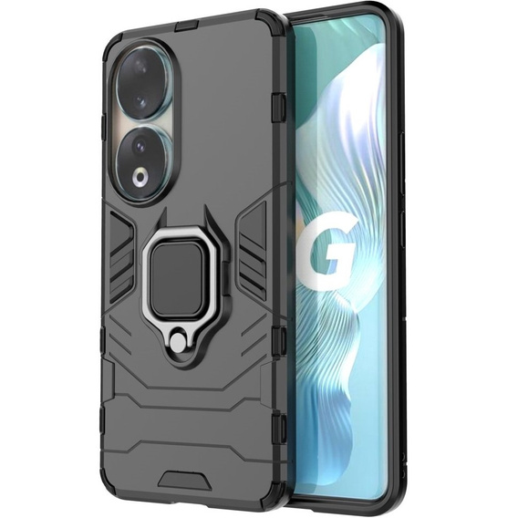 Case for Honor 90, Kickstand Ring, black