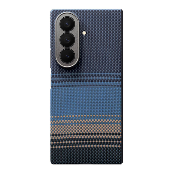 Case for Samsung Galaxy Z Fold6 5G - magnetic Aramid Fiber, blue