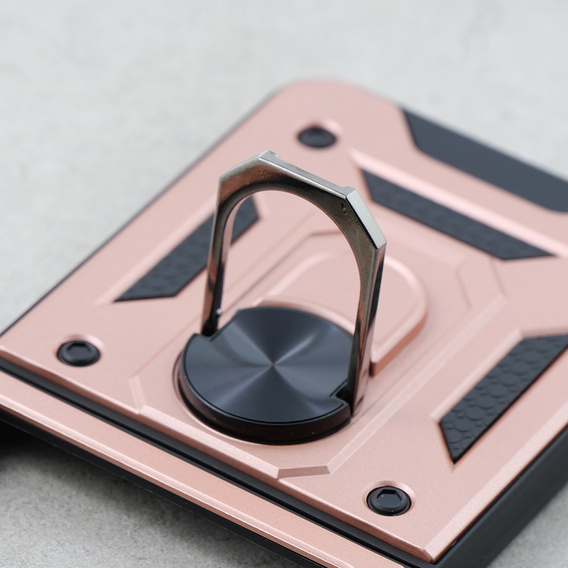 Armor Case for Samsung Galaxy Z Flip5 5G, Nox Case Ring, pink rose gold
