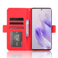 Flip case for Infinix Zero 30 5G, Card Slot, red