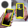 Case for Samsung Galaxy S21 Ultra, R-JUST CamShield Slide, armoured, yellow / black