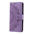Flip case for OnePlus 12 5G, Mandala, purple