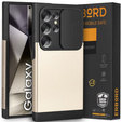 Case for Samsung Galaxy S24 Ultra, ERBORD MagProtect Slide Camera, gold