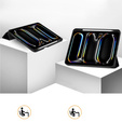 Case for iPad Pro 11 2024, Smartcase, don't touch me