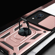 Case for Vivo V21 5G, CamShield Slide, pink rose gold