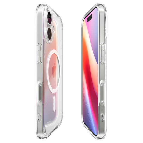 Spigen Ultra Hybrid MagSafe Case for iPhone 17, Clear/White