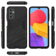 Case for Samsung Galaxy M13 4G, Military kickstand, black