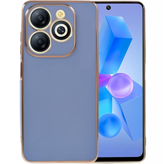 Case for Infinix Hot 40i, Glamour CamShield, blue