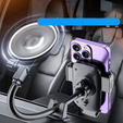 Car windscreen mount Long Arm 30cm for phones 4.7–7 inches