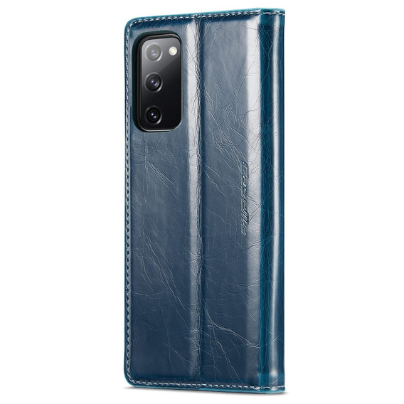 CASEME flip case for Samsung Galaxy S20 FE / 5G, Waxy Textublue, blue