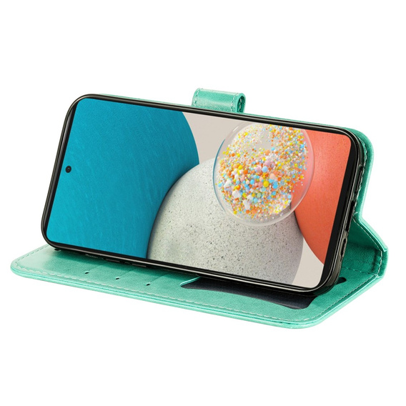 Flip case for Samsung Galaxy A53 5G, Mandala Flower, green