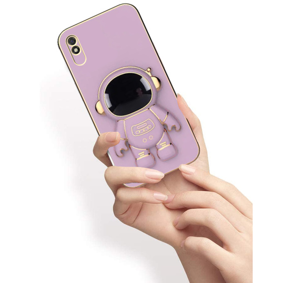 Case for Xiaomi Redmi 9A, Astronaut, purple