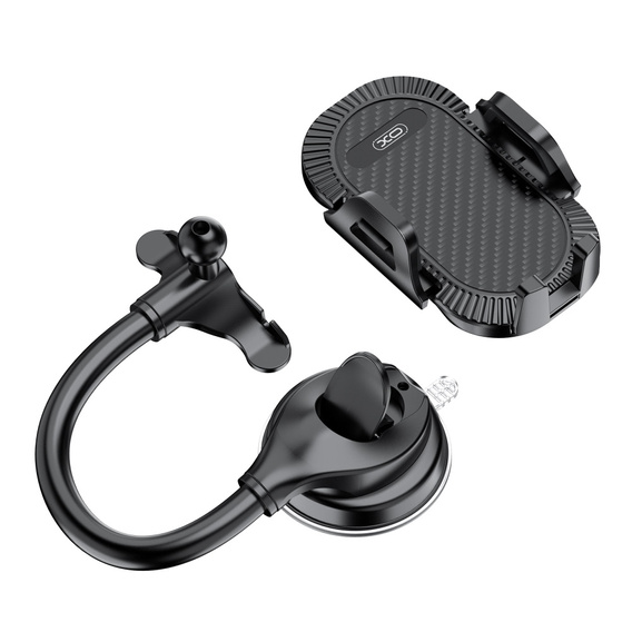XO C85 car holder, black, with suction cup