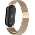 Milanese Bracelet Strap with Case for Xiaomi Smart Band 10 / 9 / 8, champagne