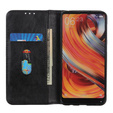 Case for Motorola Edge 40 Neo, Wallet Litchi Leather, black