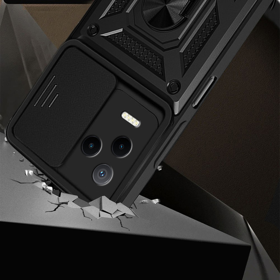 Case for Infinix Note 12 2023, CamShield Slide, black
